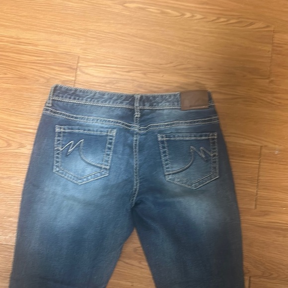 Maurices Blue Flare Wide Leg Jeans Size 5/6 Short Good Condition Make an Offer! - Picture 11 of 11